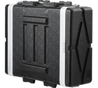 SucceBuy Boîtier rack 4U, profondeur standard 19", construction ABS, fermetures papillon robustes, panneaux amovibles, pour amplificateurs, tables de mixage, récepteurs de microphone