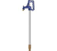 SucceBuy Bouche d'incendie de cour résistante au gel, robinet extérieur de 3,25 pieds résistant au gel avec profondeur de terre de 12 pouces, raccord de tuyau G 3/4 pouces, bouche d'incendie robuste e