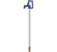 SucceBuy Bouche d'incendie de jardin antigel de, robinet extérieur antigel de 1,3 m de long, profondeur d'enfouissement de 61 cm, raccord de tuyau G 3/4 pouce et raccord de tuyau G 3/4 pouce