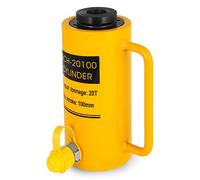 Succebuy Bouteille Hydraulique 20T Cric-Bouteille 100mm Vérin Hydraulique 24lb De Cylindre De Piston Creux