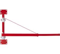 SucceBuy Bras de levage électrique, 1320 lbs Max Capacité de charge, support oscillant avec barre, cadre en acier, bras de levage pivotant à 180° pour atelier et garage