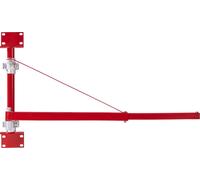 SucceBuy Bras de support électrique de l'appareil de levage, capacité de charge maximale de 660 lbs, bras pivotant avec barre, cadre de levage en acier, bras de levage d'échafaudage pivotant à 180° po
