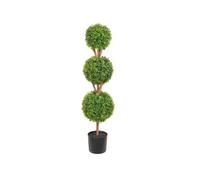 SucceBuy Buis Artificiel 122cm Réaliste et Verdoyant Pour Décoration Intérieur Vert