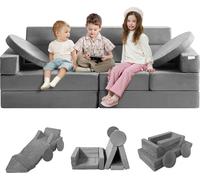 SucceBuy Canapé de jeu modulaire pour enfants , canapé en mousse de 15 pépites, éponge haute densité 25D pour jouer, dormir, mobilier fantaisiste pour chambre et salle de jeux