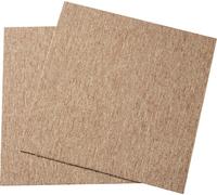 SucceBuy Carrés de tapis 20 "x20", réutilisables, dalles souples avec rembourrage, faciles à installer, bricolage, chambre, salon, intérieur et extérieur - Marron foncé (16 dalles)