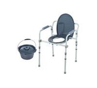 SucceBuy Chaise Percée Seau Amovible 5,8L Facile à Assembler Capacité 158,5kg