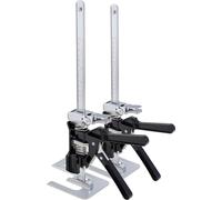 SucceBuy Chariot de levage à économie d'effort 2 pcs. 200kg capacité 235mm noir