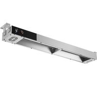 SucceBuy Chauffe-frites, lampe chauffante électrique commerciale pour aliments de 850 W, station de lumière chauffante en acier inoxydable, chauffe-frites à l'envers pour buffet, cuisine, restaurant,