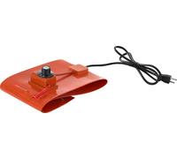 SucceBuy Chauffe-fût métallique, 800 watts, 7,75 pouces, pour fûts de 5 gallons, réglable de 86 à 302℉, chauffe-fût à graisse en silicone très efficace, homologué CE, orange