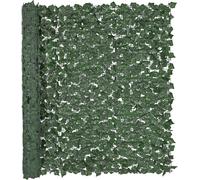 SucceBuy Clôture de sphère privée de lierre, 1500 x 2490 mm écran mural vert artificiel. Articulation renforcée. Décor artificiel de feuille de vigne de haie pour jardin extérieur, cour, terrasse