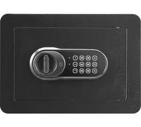 SucceBuy Coffre-fort de sécurité en acier de 0,5 pied cube avec clavier numérique et 2 clés, armoire murale pour argent liquide, bijoux, documents - or, 13,8 x 9,8 x 9,8 pouces