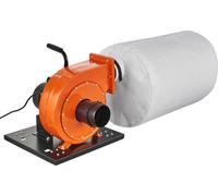 SucceBuy Collecteur de poussière 1 CV, débit d'air de 460 CFM, sac de collecte de 21 gallons, filtration de 2,5 microns pour les ateliers industriels, collecteur de poussière de bois mobile avec poign