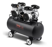 SucceBuy compresseur d'air 750W/1450W/3000W compresseur d'air sans huile pompe de compresseur Portable silencieuse pour la gonflage des pneus de réparation automobile 60L