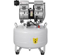 SucceBuy Compresseur d'air vertical de 6,6 gallons, ultra-silencieux, sans huile, réservoir de 30 litres, 850 W, silencieux