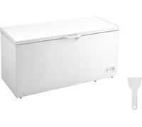 SucceBuy Congélateur coffre - Capacité de 17,2 pi3 / 488 L, 4 paniers amovibles, réglage de la température à 7 niveaux, éclairage DEL, 6 roues, couvercle verrouillable pour usage domestique et commerc