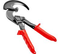 SucceBuy Coupe-câble à cliquet, coupe-câble à cliquet 11", coupe jusqu'à 400 mm², poignées confortables, levier de serrage rapide, lame en acier à ressort au silicium-manganèse