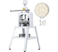SucceBuy Coupe-pâte circulaire, coupe-pâte manuel 10 pièces, capacité 4,23-19,75 onces, coupe-pâte pressé à la main avec plateau et lame en acier inoxydable 304, idéal pour la boulangerie