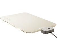 SucceBuy Coussin chauffant électrique de pour buffets, chauffe-plats portable à roulettes en silicone avec 4 options de température réglables, arrêt automatique et sécurité enfants.