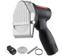 SucceBuy couteau électrique Shawarma, couteau turc professionnel à batterie sans fil coupe gyroscopique commerciale en acier inoxydable 100mm with battery