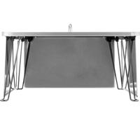 SucceBuy Couvercle de coupe-feu 645x645x370mm pour protection contre la chaleur en extérieur