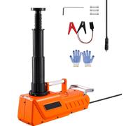 SucceBuy Cric électrique 15 tonnes, 33.000 lbs de force de levage hydraulique, kit de changement de pneus 12 V avec double entraînement, lumière LED, portable pour berline, SUV, camion