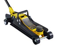 SucceBuy Cric hydraulique de sol 2,5 T Cric pneumatique à profil bas Cric de sol en acier robuste avec pompe de levage à piston unique