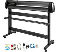 SucceBuy Découpeuse de vinyle 53", traceur de base avec support, force et vitesse réglables pour la fabrication d'enseignes