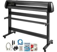 SucceBuy Découpeuse de vinyle 53", traceur de vinyle avec support au sol, pour la fabrication d'enseignes