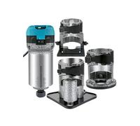 SucceBuy Défonceuse Electrique 710W Avec 4 Bases Pour Rainurage Formage Sculpture Du Bois