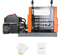 SucceBuy Dénudeur automatique , 0,06 à 0,98 pouces dénudeur de câble électrique, 60 W, éplucheur de fil avec référence de profondeur, 6 canaux ronds et 1 canal plat pour le recyclage du cuivre