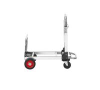 SucceBuy Diable Pliant en Aluminium Capacité 181kg Chariot à Plate-Forme Roues Caoutchouc