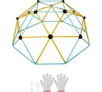 SucceBuy Dôme à grimper 6FT, structure géométrique à grimper, centre de jeu, supporte 600 livres pour les enfants de 3 à 9 ans, montage facile. Idéal pour jouer à l'extérieur et à l'intérieur.