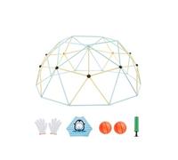 SucceBuy Dôme d'Escalade Géométrique 305cm Avec Filet 2 Ballons de Basket Capacité 453 kg