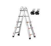 SucceBuy Echelle Télescopique en Aluminium Capacité 149,7kg Distance de Marche 28cm