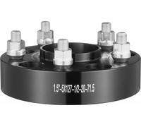SucceBuy élargisseurs de voie, adaptateurs de roue forgés 1,5" 5 "x5,5", 5 boulons de roue avec alésage 71,5 mm et boulons M1/2-20, convient pour Jeep Wrangler JK JKU, Commander XK, Marquis, 4 pièces,