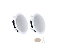 SucceBuy Enceinte encastrable plafond 203,2 mm - Paire - Son Hi-Fi - Pour intérieur humide
