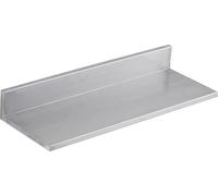 SucceBuy Étagère en acier inoxydable 8,6" x 24" - montage mural avec protection contre les éclaboussures, capacité de charge de 20 kg, résistante pour restaurant, cuisine, bar, maison, hôtel