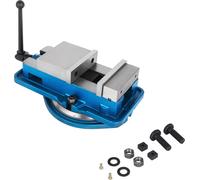 SucceBuy Etau de fraisage 80 mm haute performance, étau de serrage de table, haute précision, largeur de mors 7,6 cm, base pivotante à 360 degrés, outil CNC