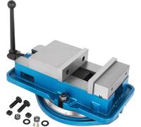 SucceBuy Etau de précision 5 pouces pour fraiseuses, base pivotante à 360°, serrage d'étau Accu Lock, largeur de mâchoire 125 mm, pour l'usinage de précision de pièces sur fraiseuses et perceuses