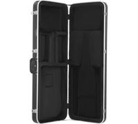 SucceBuy Etui rigide pour guitare électrique, 41,34 pouces, coque rigide rectangulaire en ABS avec serrure, doublure souple, poignée, pour guitare électrique 39 pouces, noir