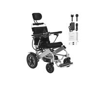 SucceBuy Fauteuil Roulant Electrique Dossier Réglable Capacité 136kg Portée Max. 21km