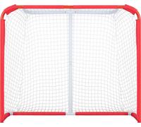 SucceBuy Filet de hockey sur glace de rue pour jeunes, but de hockey sur glace en acier pour l'intérieur et l'extérieur, but de hockey sur glace de rue pour jeunes portable et léger + roulette pour en