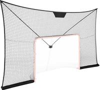 SucceBuy Filet de retour de but de hockey sur glace, filet de hockey sur glace de rue, filet d'entraînement de hockey sur glace portable pour l'intérieur et l'extérieur, grand filet cible de 3,6 x 2,1