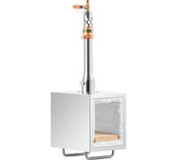 SucceBuy Forge portable au propane de , maréchal-ferrant avec 1 brûleur, 2600℉ (2600 °F), fabrication de couteaux et d'outils, forge à gaz en acier inoxydable pour le forgeage de métaux, grande capaci