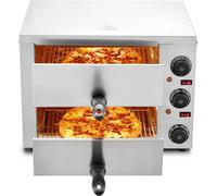 SucceBuy Four à pizza électrique pour plan de travail, 12 pouces de diamètre et 1700 W de puissance. Il dispose d'un réglage de la température et d'une minuterie de 0 à 120 minutes