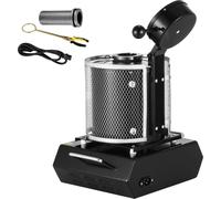 SucceBuy Four de fusion d'or de 3 kg, 2100 W, machine de fusion numérique, 1150 °C, pour la coulée de métaux précieux, or, argent, étain, aluminium