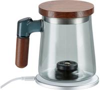 SucceBuy Gobelet à hydrogène 400 ml/14,1 oz, générateur d'hydrogène avec technologie SPE, ionisateur portable avec recharge sans fil, bouteille d'eau riche, gobelet de santé en verre