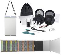 SucceBuy Gold Panning Kit with Sluice Box - 50" aluminium mining equipment, 23 pieces set including gold poêle, classifier screen, magnetic, backpack and accessories for gold search