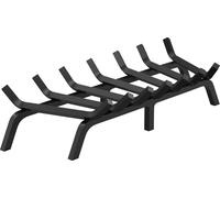 SucceBuy Grille pour bois de chauffage de 30 pouces à haut rendement, 6 pieds de support, acier de 3/4 pouces revêtu par poudre, support pour bois de chauffage pour l'intérieur et l'extérieur