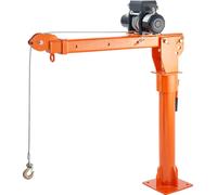 SucceBuy Grue électrique de camion de ramassage, capacité de 2200 lbs, pivotant à 360°, treuil de 6000 lbs, pliable pour le levage sur le chantier et en usine